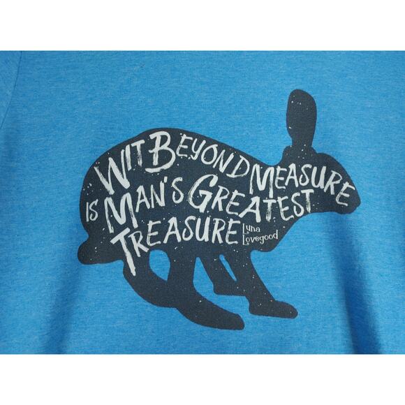 Harry Potter Luna Lovegood Rabbit Patronus tshirt womens small 0614 - Picture 2 of 6